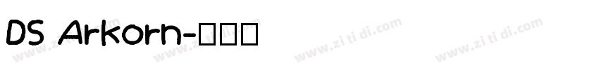 DS Arkorn字体转换